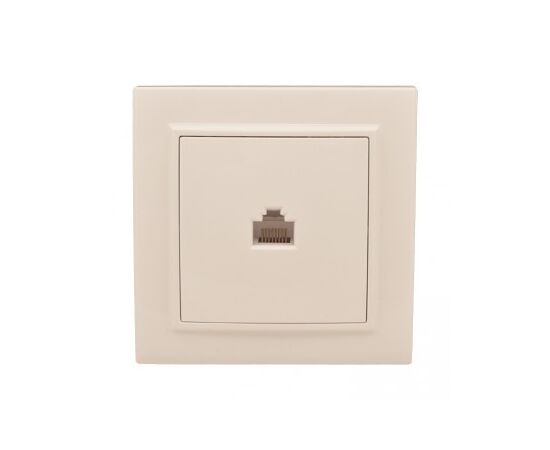 Computer socket EKF ERK01-035-20 RJ45 CAT3 1 sectional cream