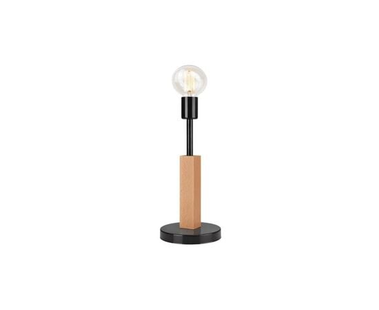 Table lamp Lamkur Orazio 1 E27 light wood 33693