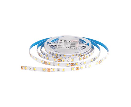 Tape LED ACK 7W 1m IP20 12V 6500K 5m yellow 4040 Double