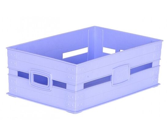 Plastic box with wooden ornament Irak Plastik Stroge Box SP-380 3.1 l