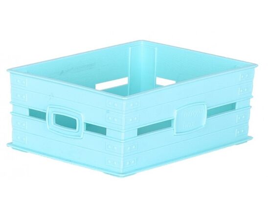 Plastic box with wooden ornament Irak Plastik Stroge Box SP-380 3.1 l