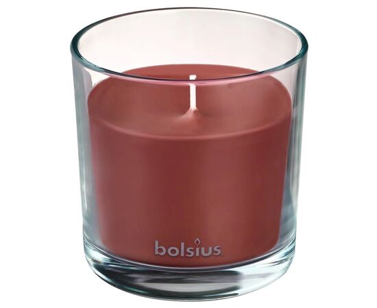 Candle in glass with aroma agarwood Bolsius 95/95