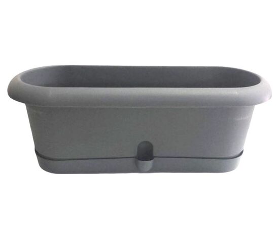 Горшок цветочный Form-Plastic Cactus box Lotos 40 anthracite