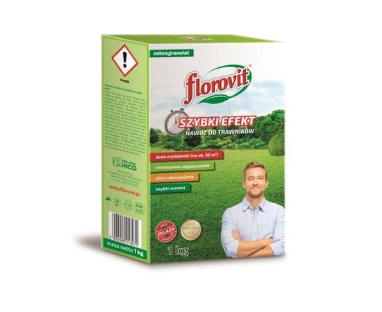 სასუქი გაზონის Florovit granular fertilizer for lawns - Rapid Effect 1 kg box