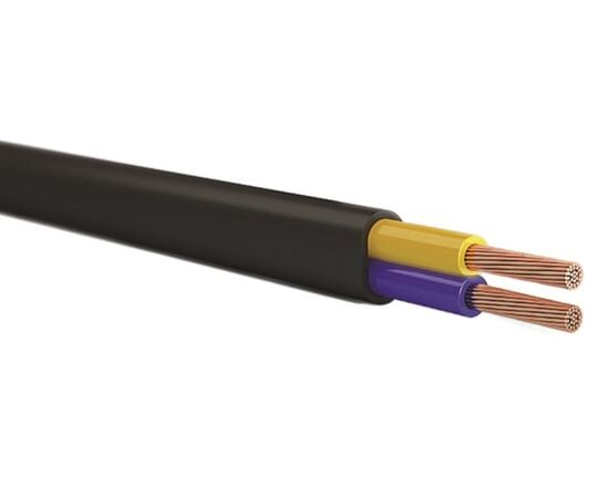 Кабель SAKCABLE H05VVH2-F 2х1.5 50 м.