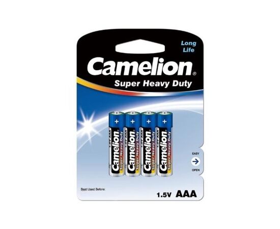 ელემენტი Camelion Super Heavy Duty AAA მარილოვანი 4 ც