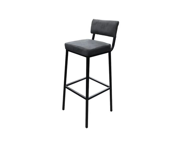 Bar stool trumpet square with backrest 80 cm