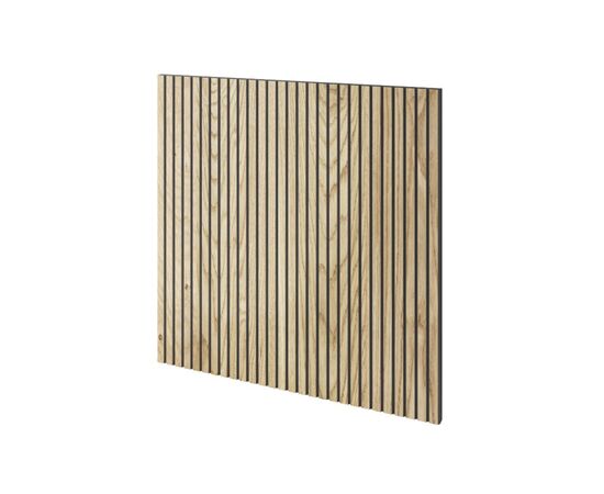 Panel oak veneer milled panel Lamele3D Vardo 600x600x11 mm