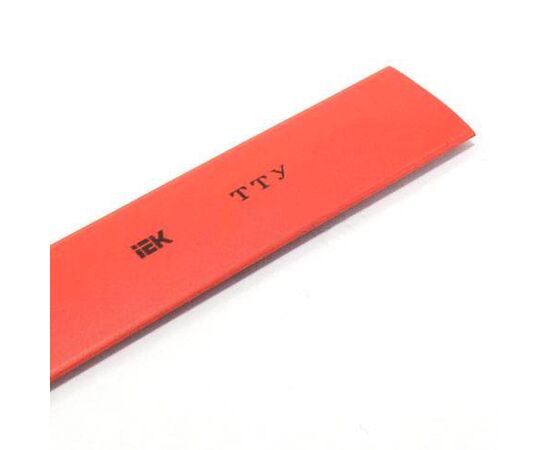 Heat shrink tube IEK UDRS-D6-1-K04 ТТУ 6/3 1 m red