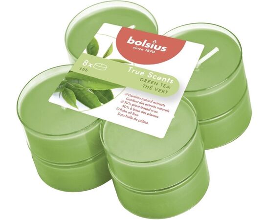 Candle Aromatic green tea Bolsius MAXI 8 hour