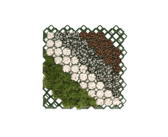 Garden lattice green Bradas 40mm / 600x600mm