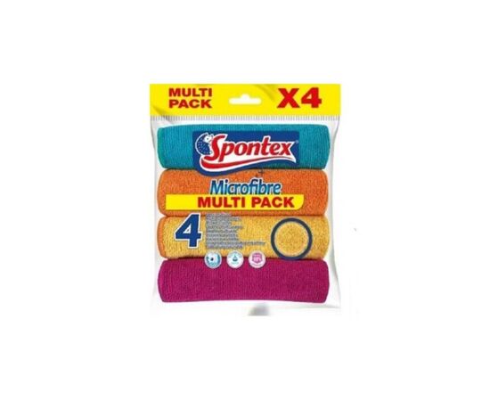 Napkins from microfibre Spontex Multi Pack 4pc.