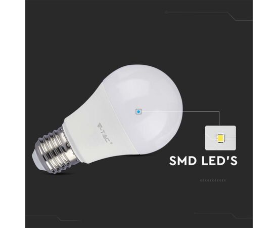 ნათურა LED V-TAC E27 10.5W 217349 A60 4000K