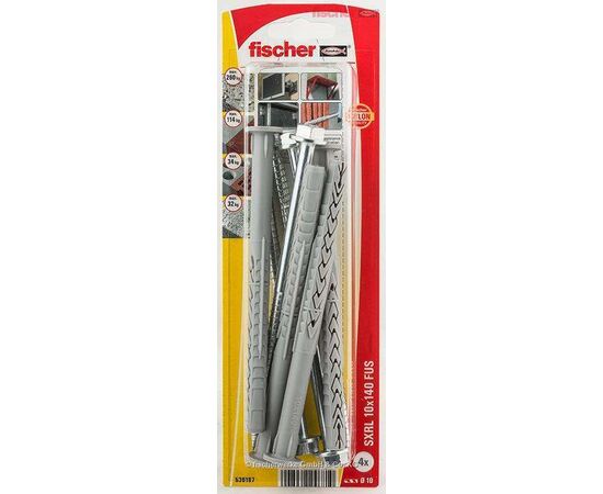 Дюбель-гвоздь рамный Fischer SXRL 10х140 FUS 4 шт 536187