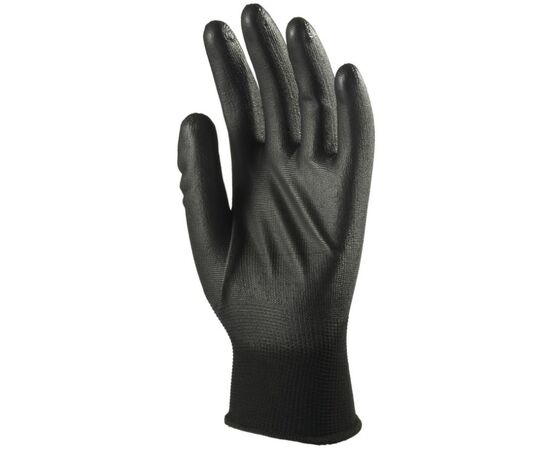 Polyester working gloves Eurotechnique S10 6040 black