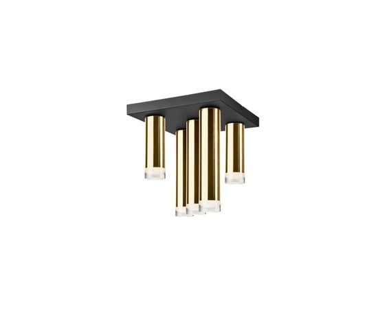 Ceiling lamp Lamkur Diego 5 E27 metal black gold 39640