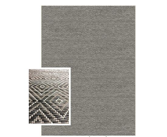 Ковер DCcarpets Terazza 21101 Silver Ivory/Gr 80x300 см