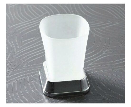 Toothbrush cup Wasserkraft Amper 5428 7.8x7.8x11 cm