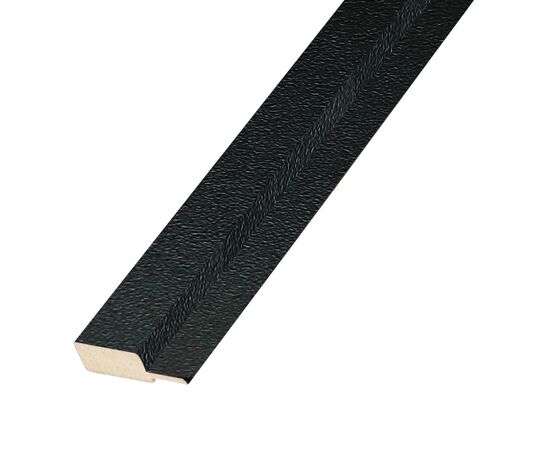 Finishing bar Super Profil MDF 1238 black 2800x38x12 mm