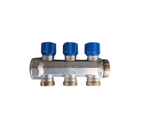 Manifold IVAR 1"X16X3 ways blue (507321NB)