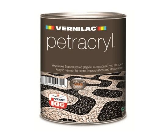 Stone varnish Vernilac Petracryl Glossy 2.5 l