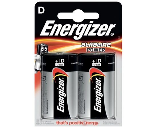 ელემენტი Energizer D Alkaline Power 2 ც