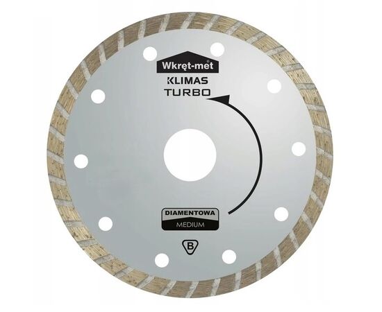 ალმასის დისკი Wkret-met Turbo Medium TDT-230M 230x22 მმ