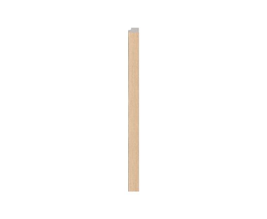 Right end trim VOX Profile Linerio M-Line Natural 2650x26x12 mm