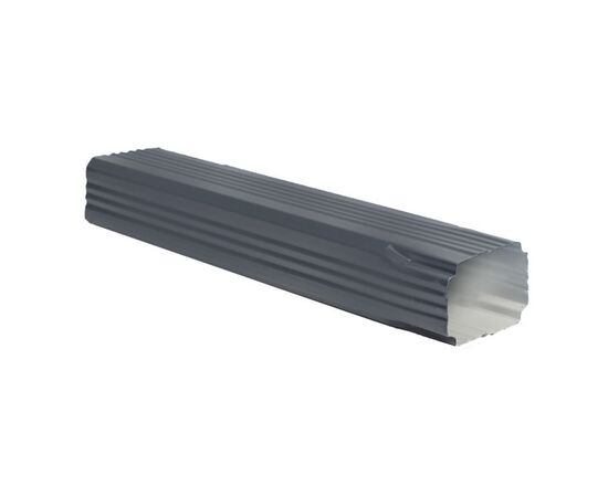 Square drainpipe 0.50x350x3000 mm gray