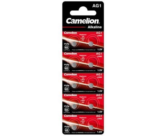 Батарейка Camelion AG1-BP10 Alkaline LR60 10 шт