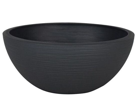 Plastic pot EDA Plastiques VASQUE GRAPHIT 25 X 10,5cm 3,3L