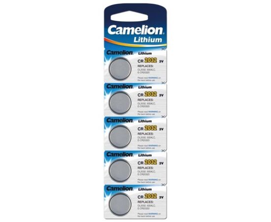 Батарейка Camelion CR2032 3V Lithium 5 шт