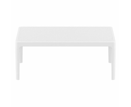 Coffee table white Sky Pearl 100x40x60 cm