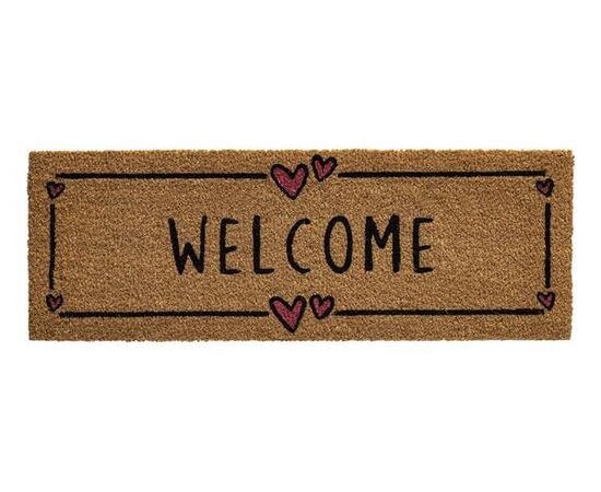 ფეხსაგები Hamat Ruco Print Welcome Hearts 26x75 სმ