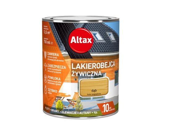 Facade varnish Altax oak 750 ml