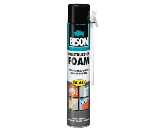 სამონტაჟო ქაფი Bison Construction Foam 40-45 ლ კრემისფერი