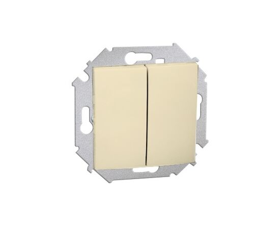 Switch without frame Simon 15 1591398-031 2 key beige