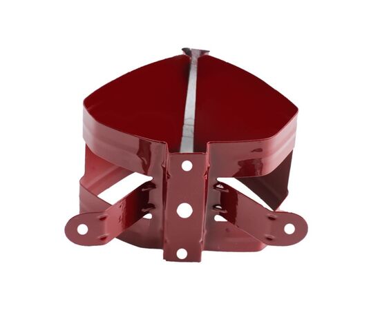 Square downpipe holder 0.50x80x365 burgundy