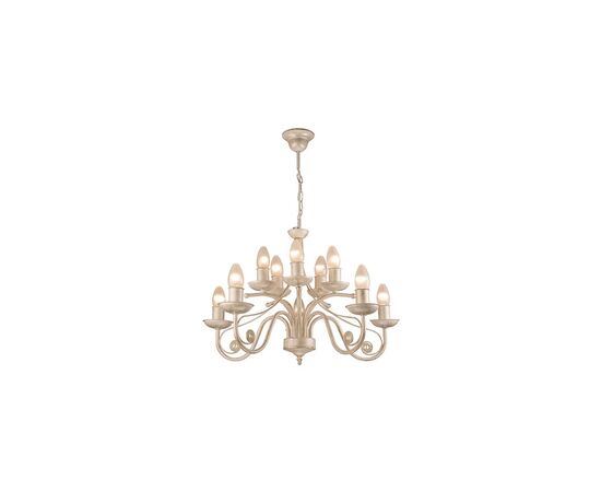 Chandelier Lamkur Donato 10 E14 metal white 22567