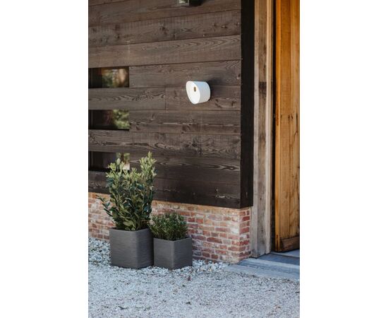 Flower pot Capi Europe Planter Rib NL 40x40x40cm anthracite