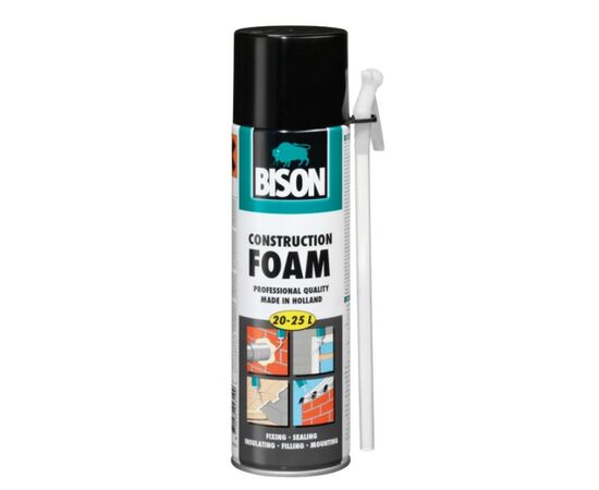 სამონტაჟო ქაფი Bison Construction Foam 20-25 ლ კრემისფერი