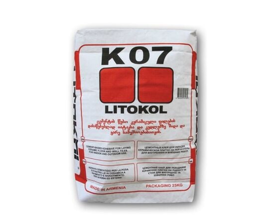 წებო ფილის Litokol K07 GREY 25 კგ