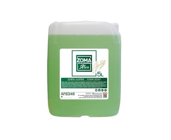 Liquid soap Zoma 5L HDPE aloe