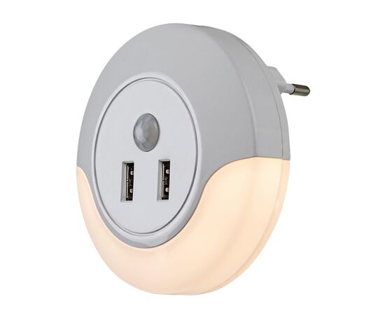 Night light charging with sensor Rabalux Dembo 13.9W 3000K USB white 76012