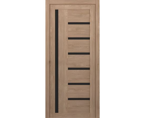 Door block Albero MADRID N 38x700x2150 natural oak black glass