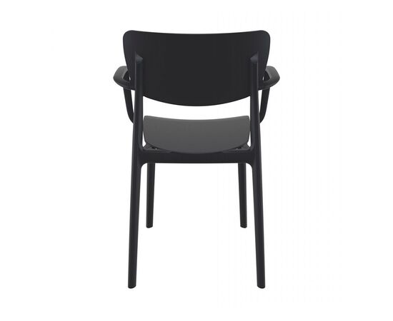 Armchair black Lisa 82x53x54 cm