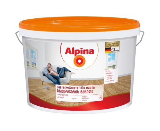 Dispersion paint Alpina Die Bewährte für Innen 10 l