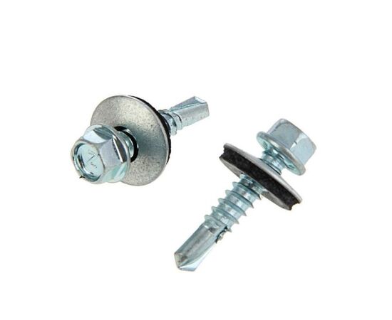 Self-tapping screw for roof with a drill Tech-Krep КР ZP 4.8x28 mm 4 pcs