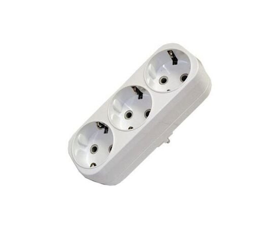 Unit block 3 sockets with grouding TDM 16 A 220 V