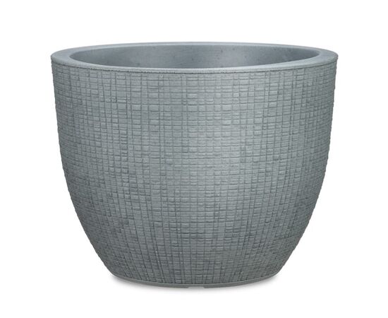 Outdoor plastic pot Scheurich 47/295 Stony grey